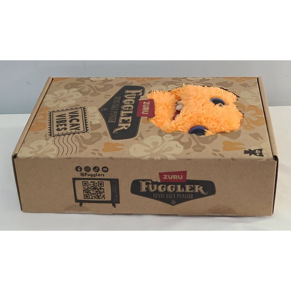 Zuru Fuggler Funny Ugly Monster Vacay Vibes Reek-O-Orange Plush Toy Collectible - Picture 4 of 7